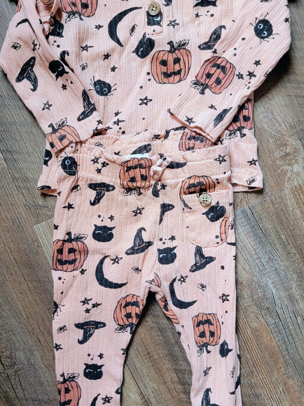 Pumpkin & Witch Two-Piece  Set